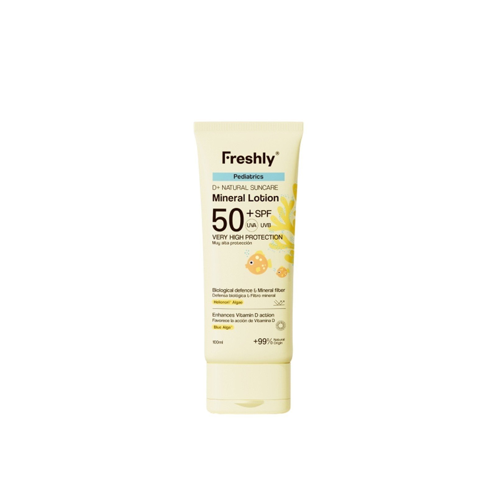 Freshly Cosmetics Pediatrics D+ Natural Suncare Mineral Lotion SPF50+
