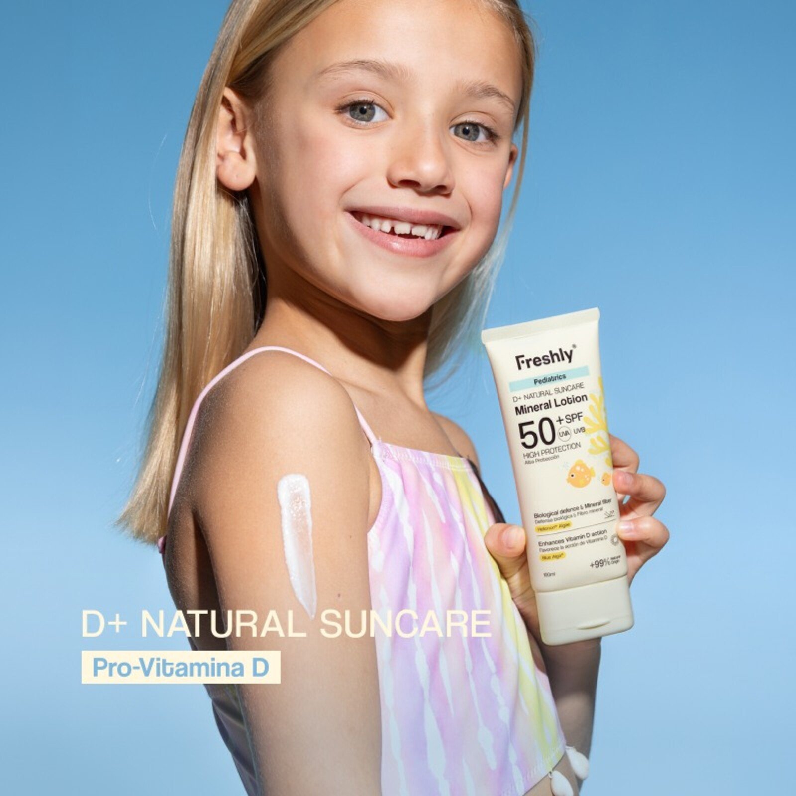 Freshly Cosmetics Pediatrics D+ Natural Suncare Mineral Lotion SPF50+ 50ml