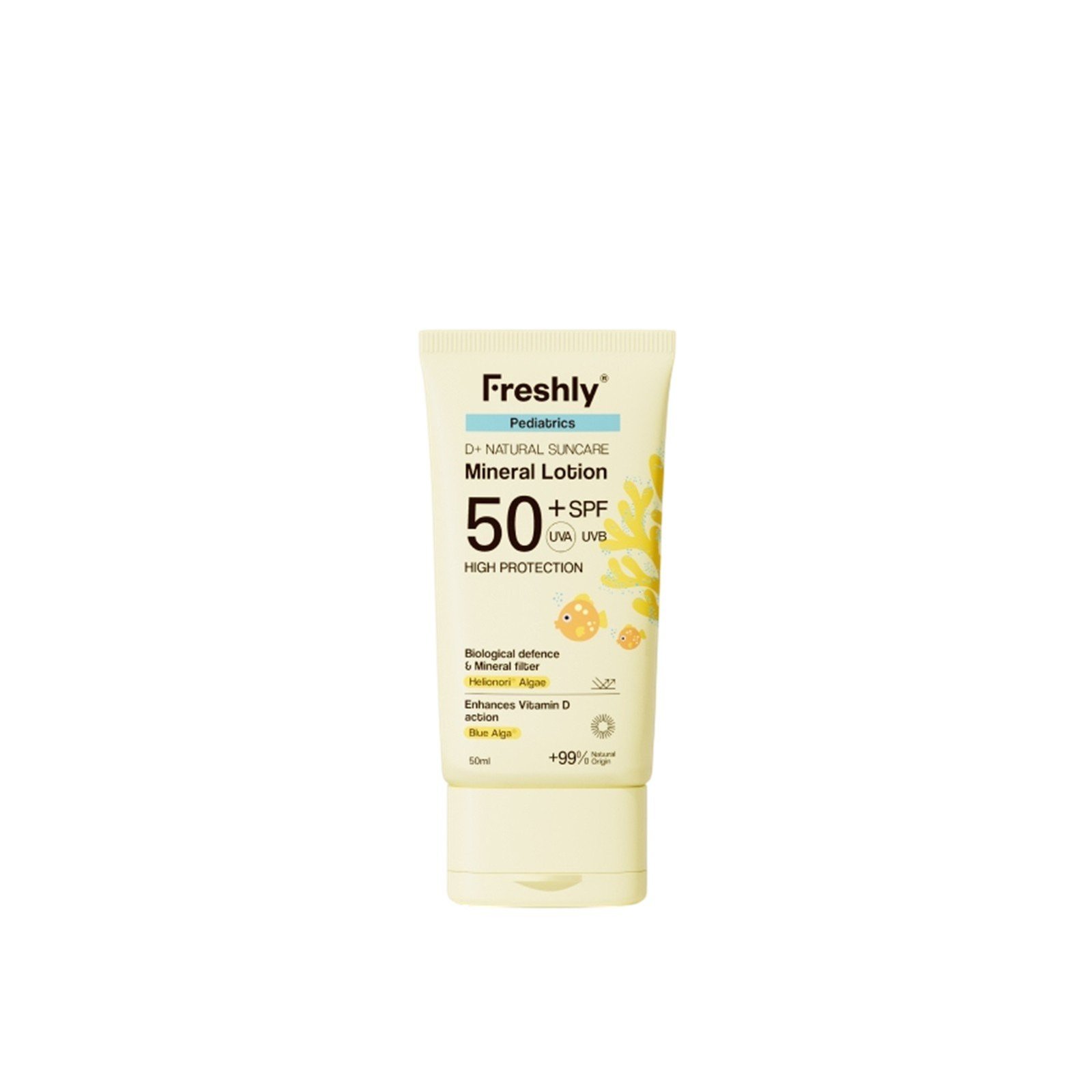 Freshly Cosmetics Pediatrics D+ Natural Suncare Mineral Lotion SPF50+ 50ml
