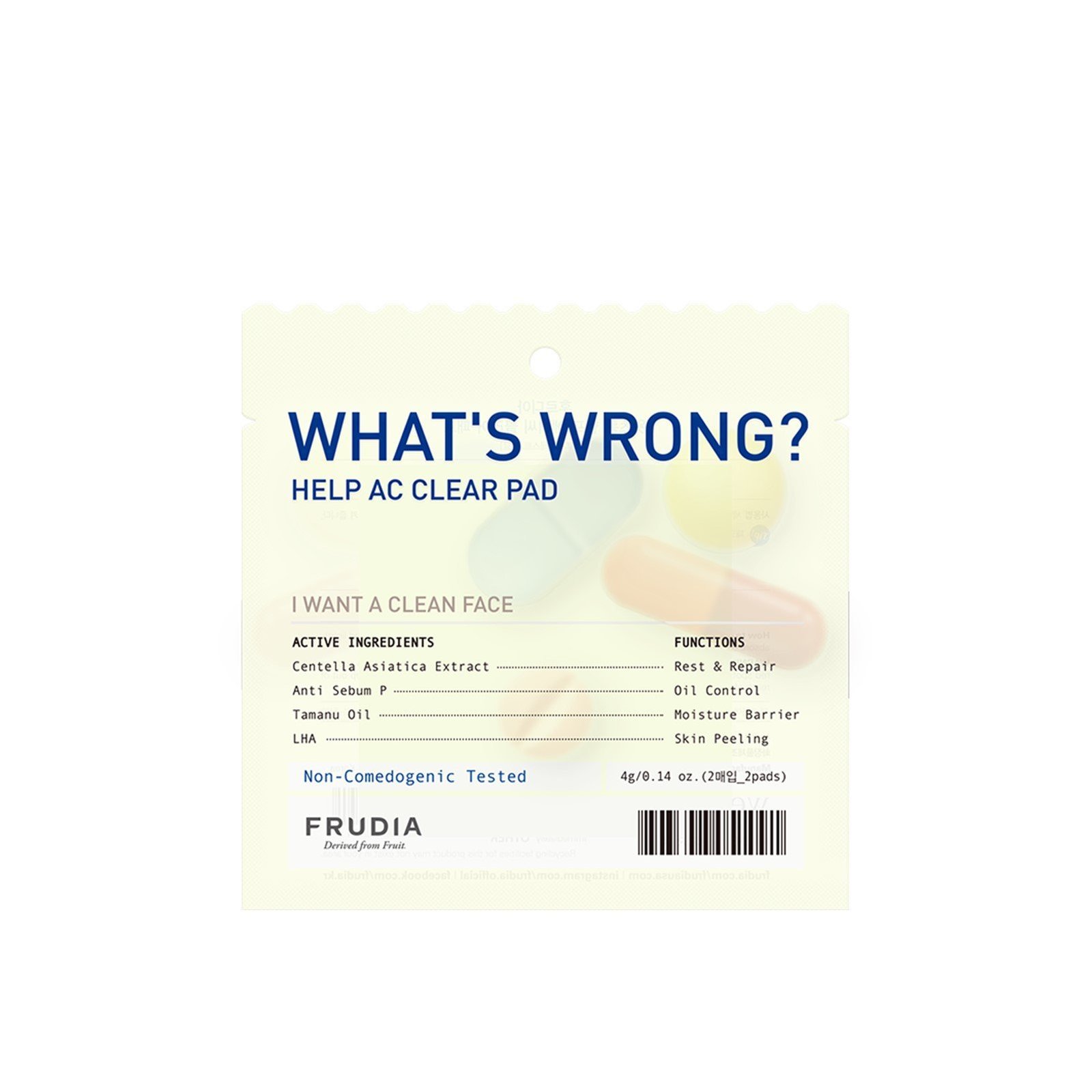 Frudia What's Wrong? Help Ac Clear Pad 4g