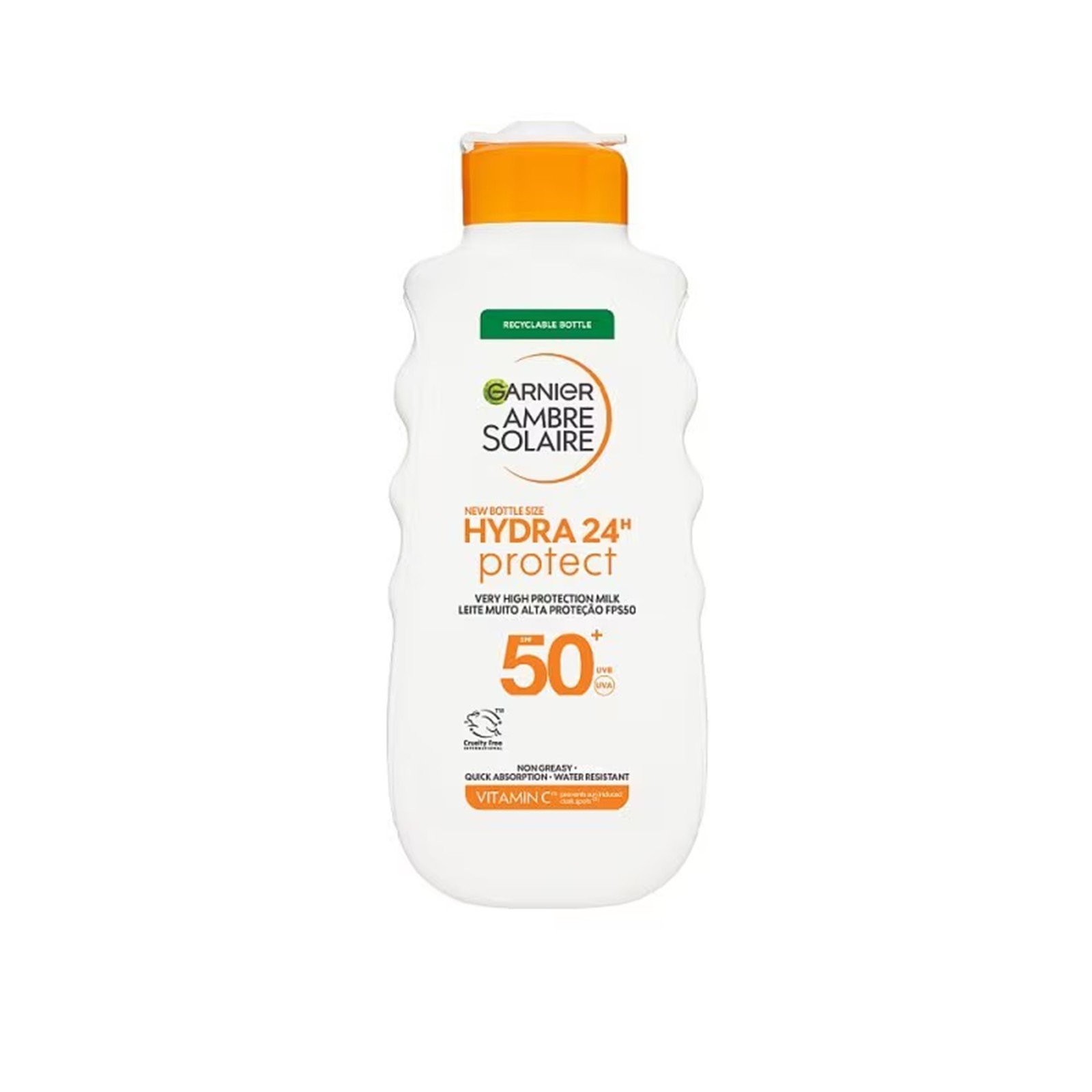 Garnier Ambre Solaire Hydra 24h Protect Very High Protection Milk SPF50+ 400ml