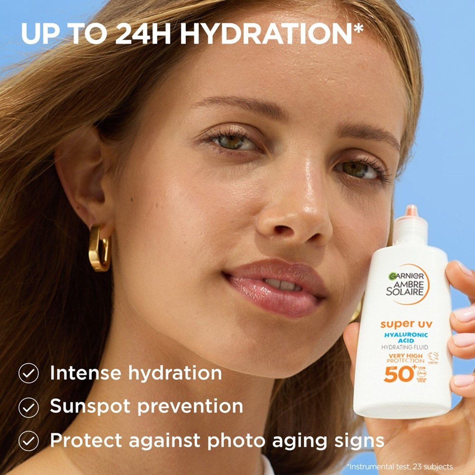 Garnier Ambre Solaire Super UV Hyaluronic Acid Hydrating Fluid SPF50+ 40ml