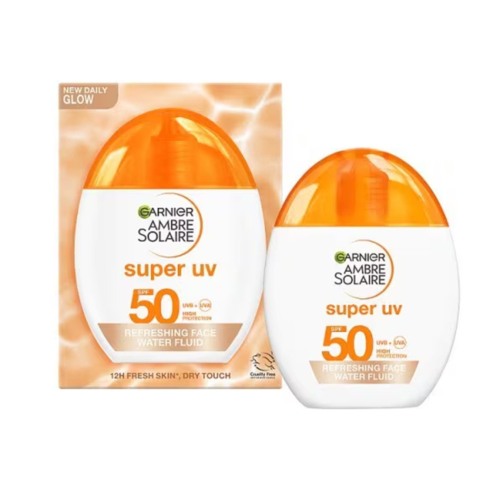Garnier Ambre Solaire Super UV Refreshing Face Water Tinted Fluid SPF50 40ml