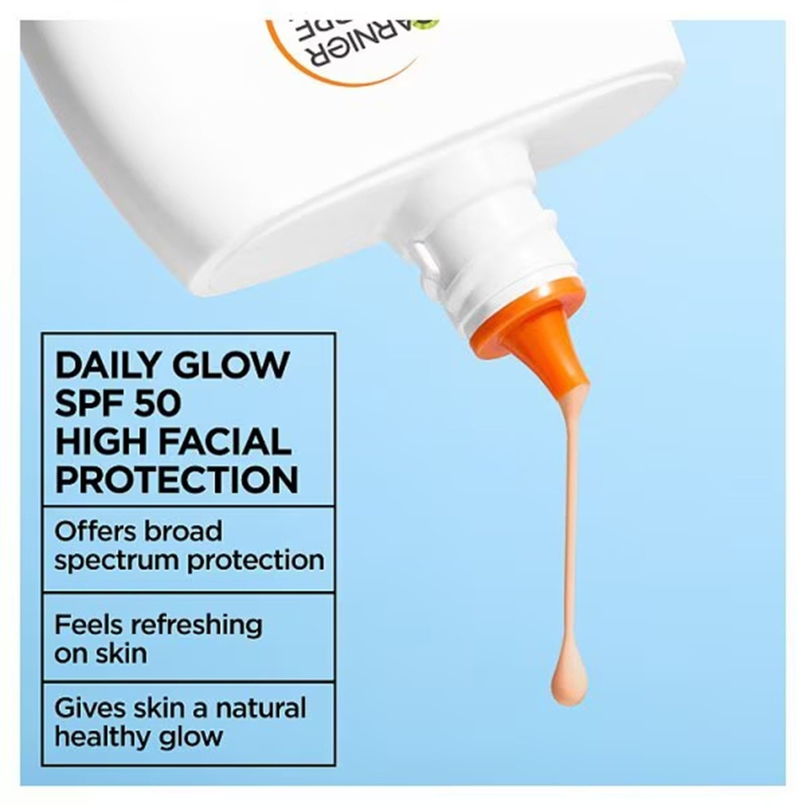 Garnier Ambre Solaire Super UV Refreshing Face Water Tinted Fluid SPF50 40ml