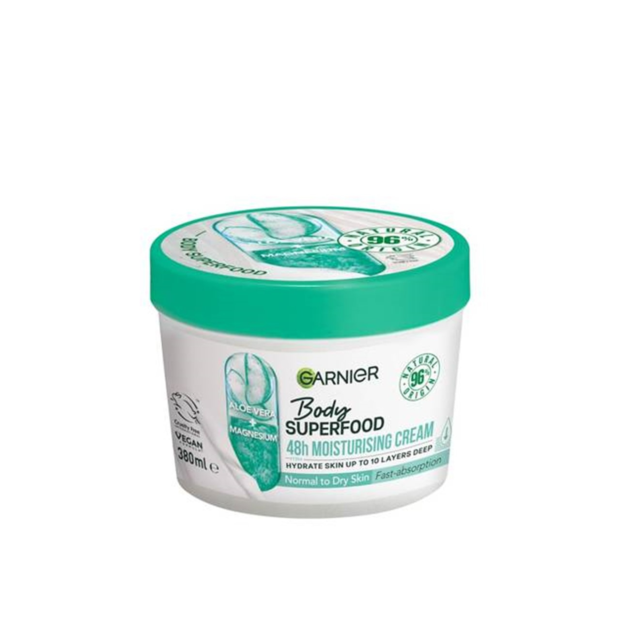 Garnier Body Superfood 48h Moisturizing Cream Aloe Vera 380ml