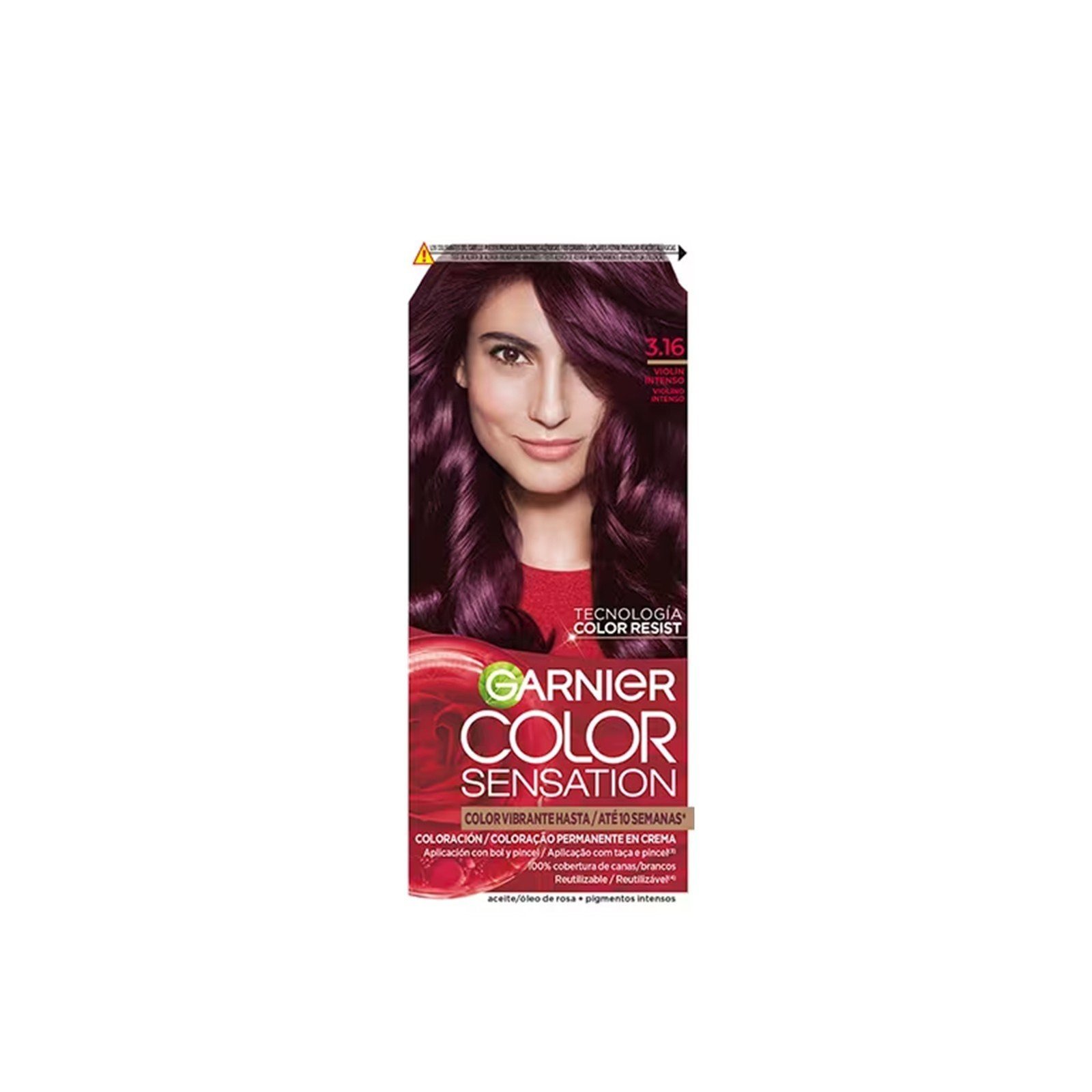 Garnier Color Sensation Permanent Hair Dye 3.16 Intense Violet