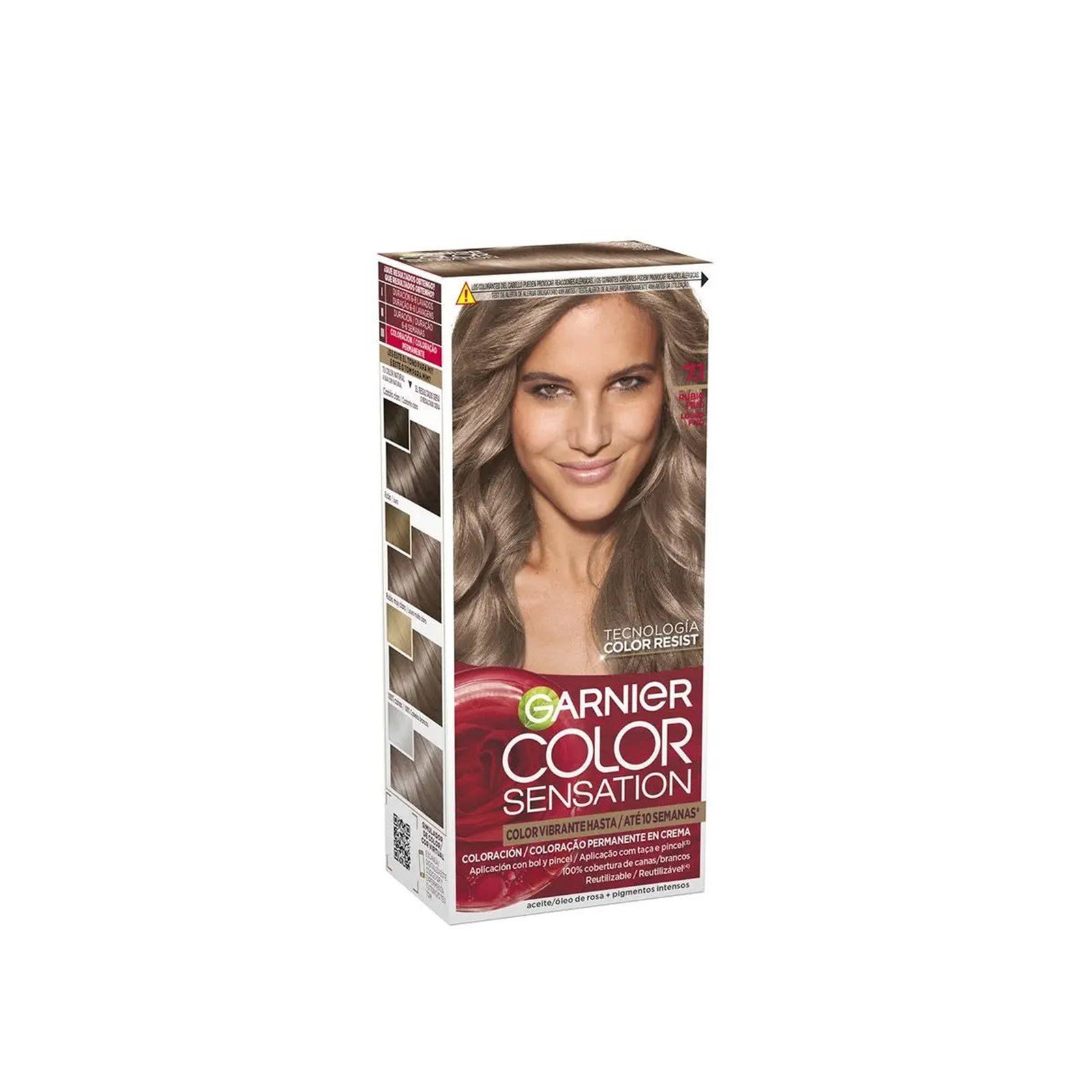 Garnier Color Sensation Permanent Hair Dye 7.1 Cool Blonde