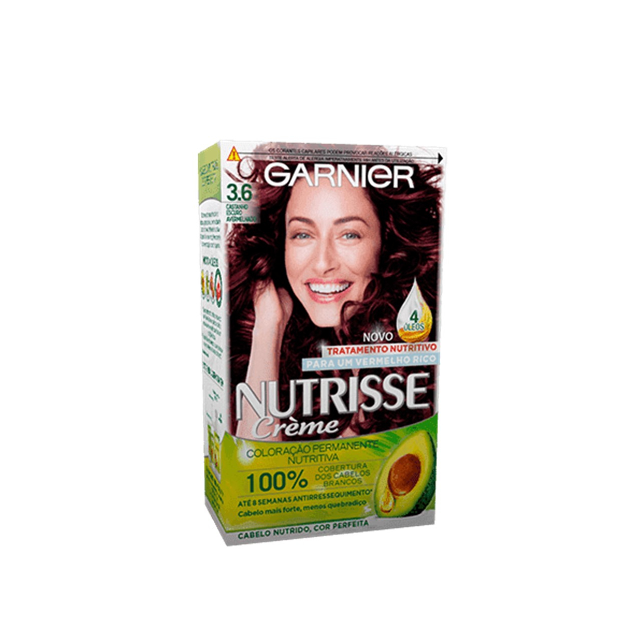 Garnier Nutrisse Crème 3.6 Deep Reddish Brown Permanent Hair Dye