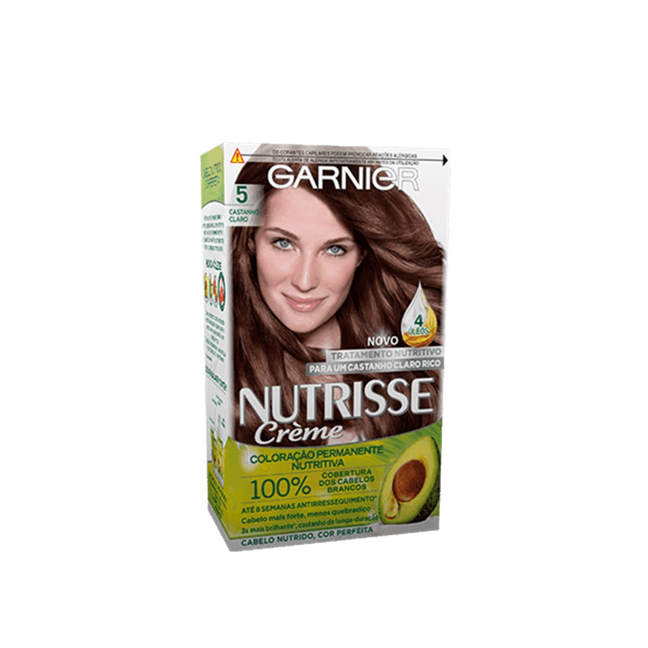 Garnier Nutrisse Crème 5 Brown Permanent Hair Dye