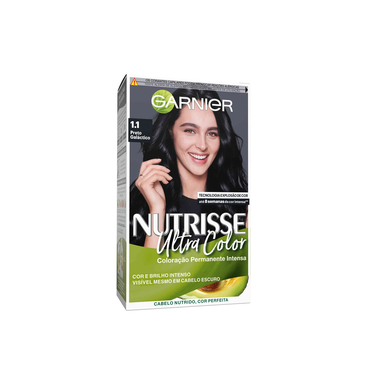 Garnier Nutrisse Ultra Color 1.1 Infinite Black Permanent Hair Dye