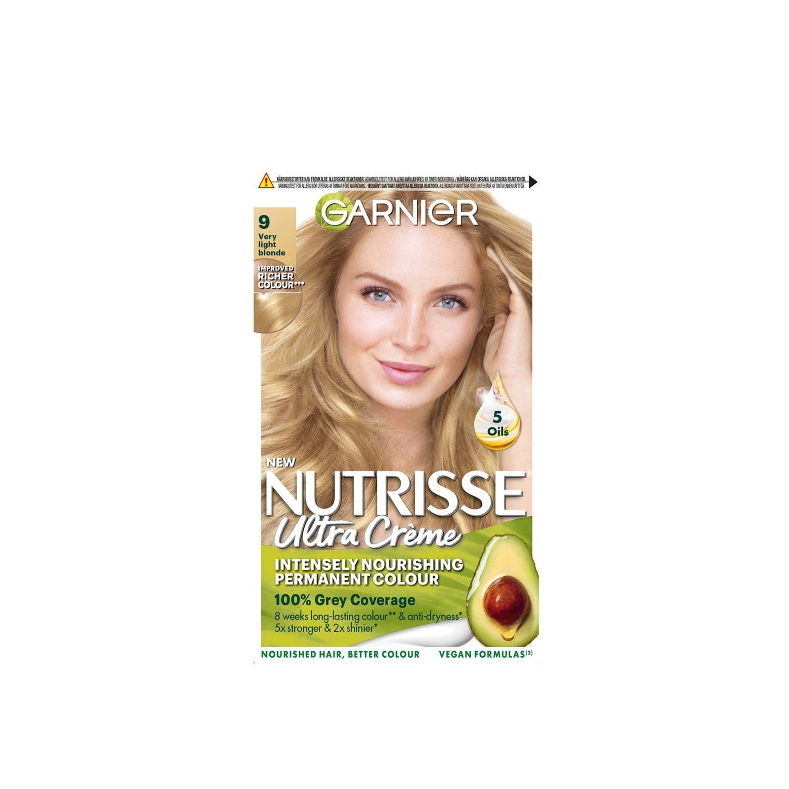 Garnier Nutrisse Ultra Crème Permanent Hair Dye 9 Very Light Blonde