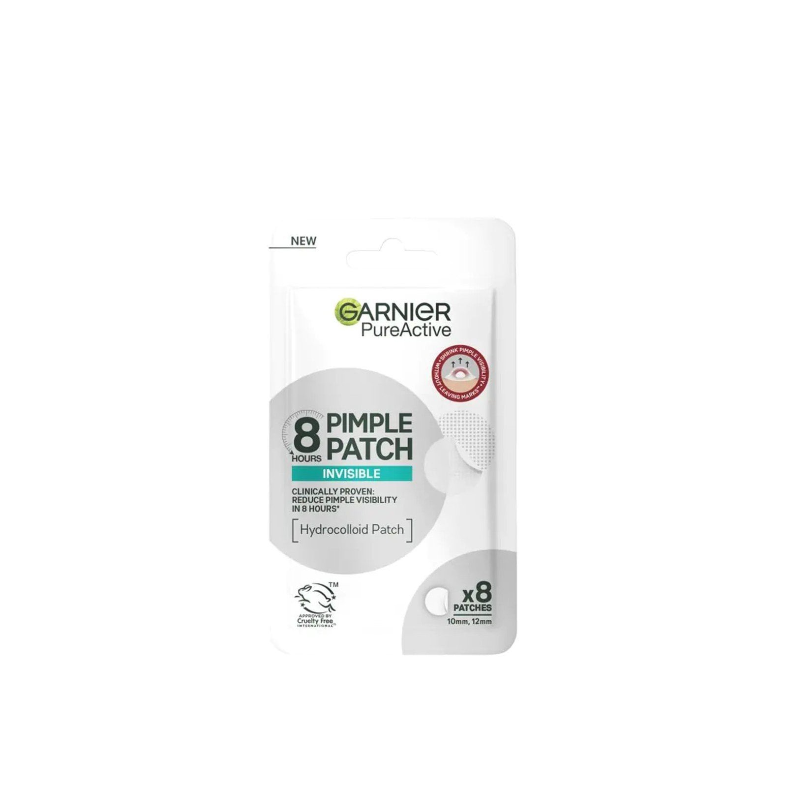 Garnier Pure Active Invisible Pimple Patches x8