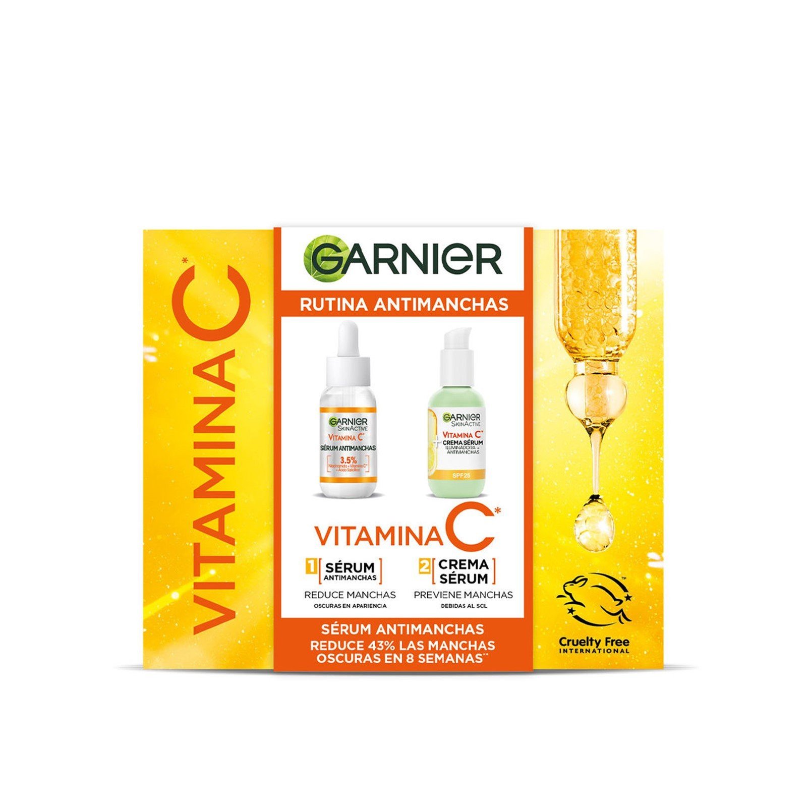 Buy Garnier Skin Active C Anti-Dark Vitamin Spots USA · Routine Coffret
