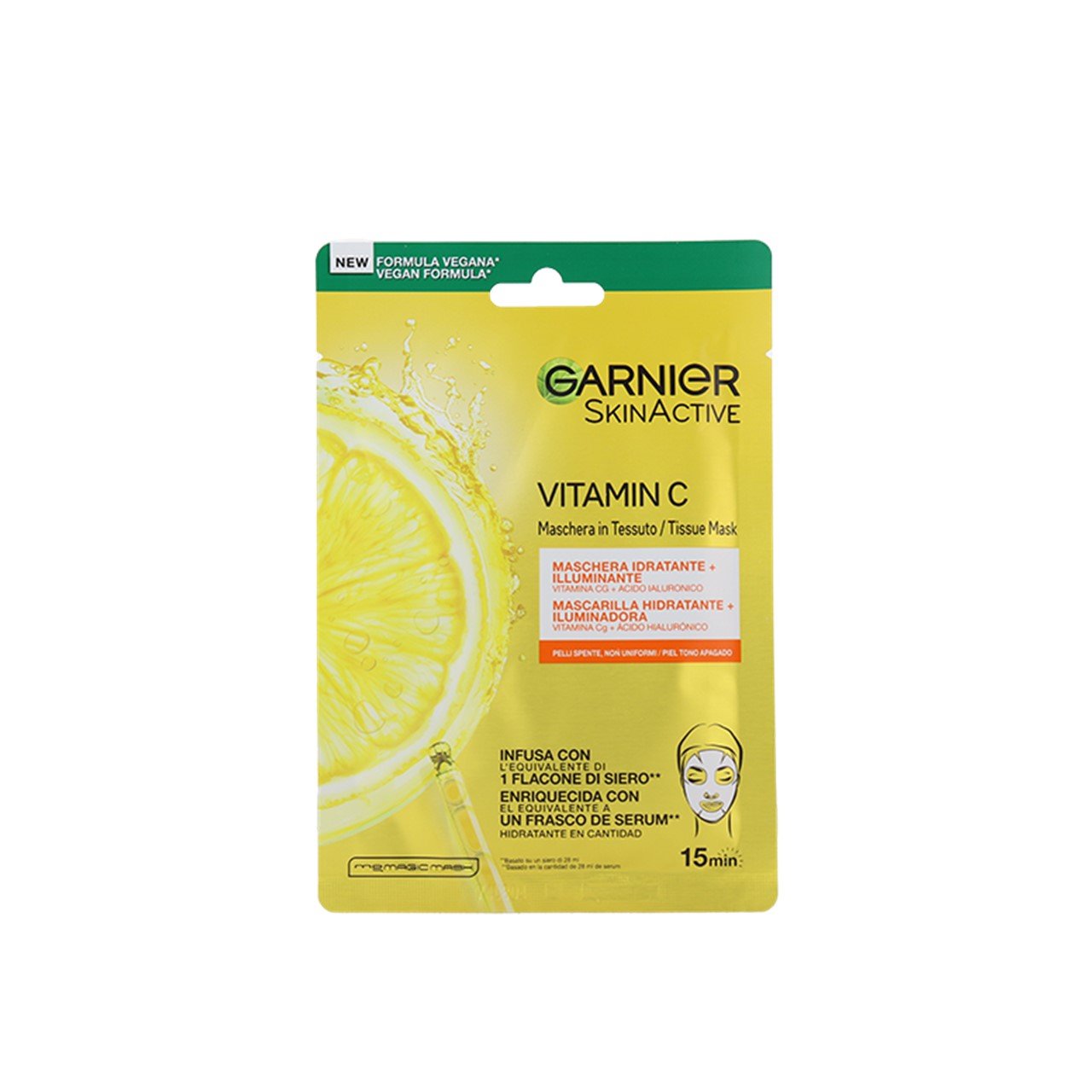 Garnier Skin Active Vitamin C Tissue Mask 28g