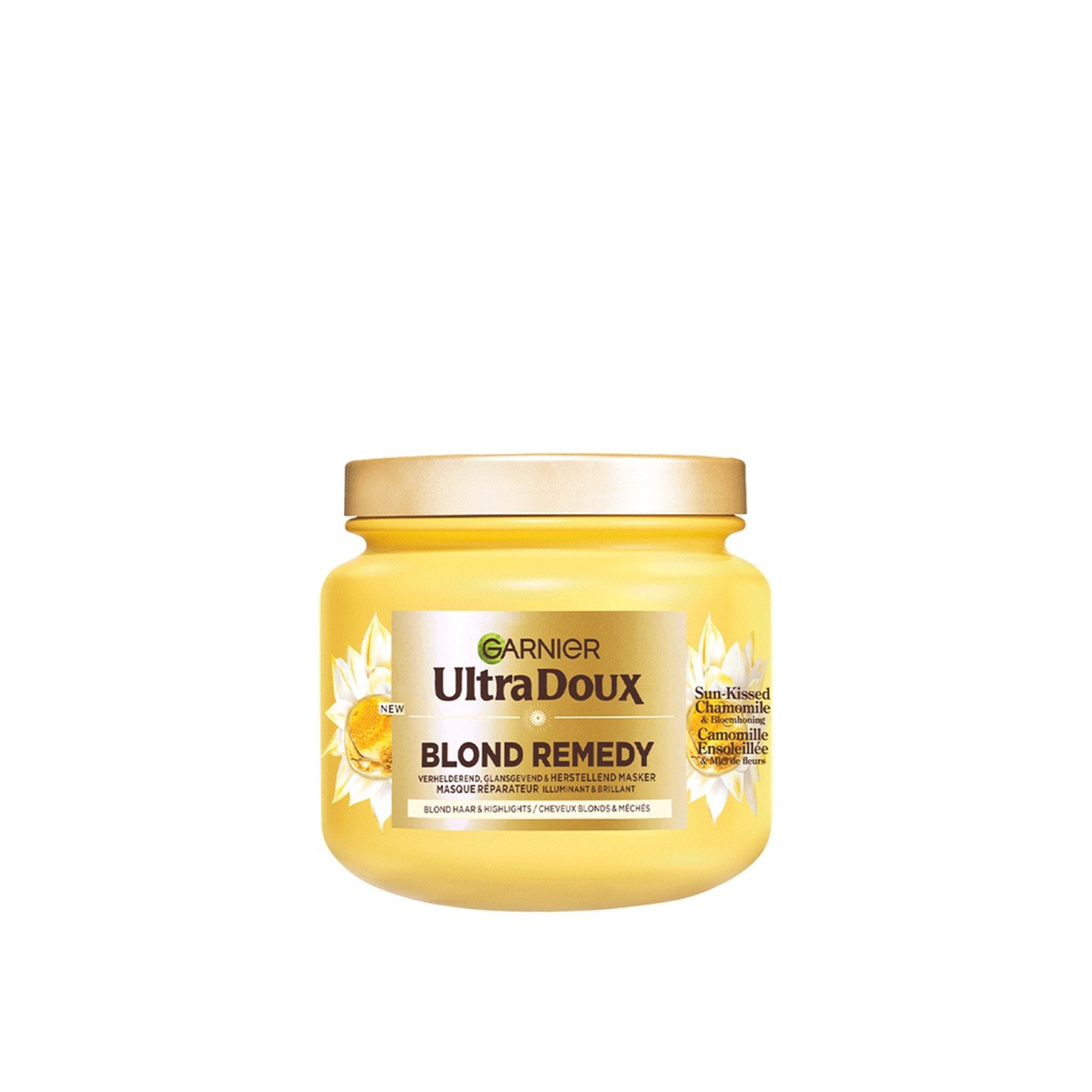 Garnier Ultimate Blends Blonde Remedy Sun-Kissed Chamomile & Flower Honey Mask 340ml