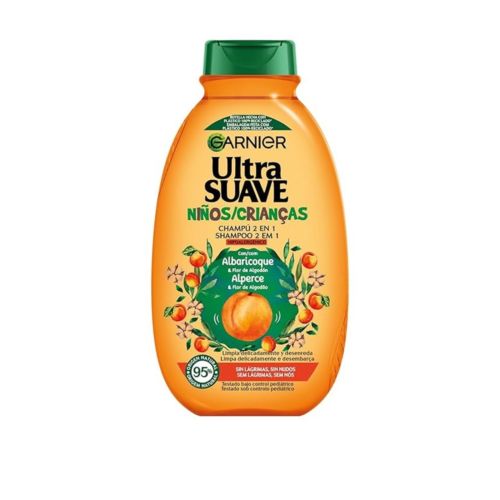 Garnier Ultimate Blends Kids 2-In-1 Apricot Shampoo 600ml (20.3floz)