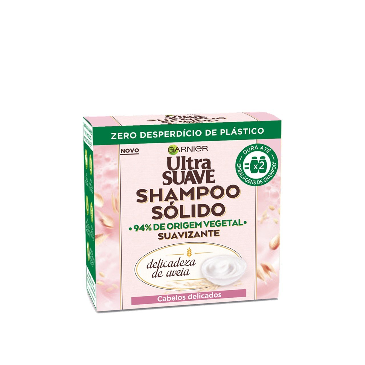 Garnier Ultra Doux Smoothing Delicate Oat Solid Shampoo 60g