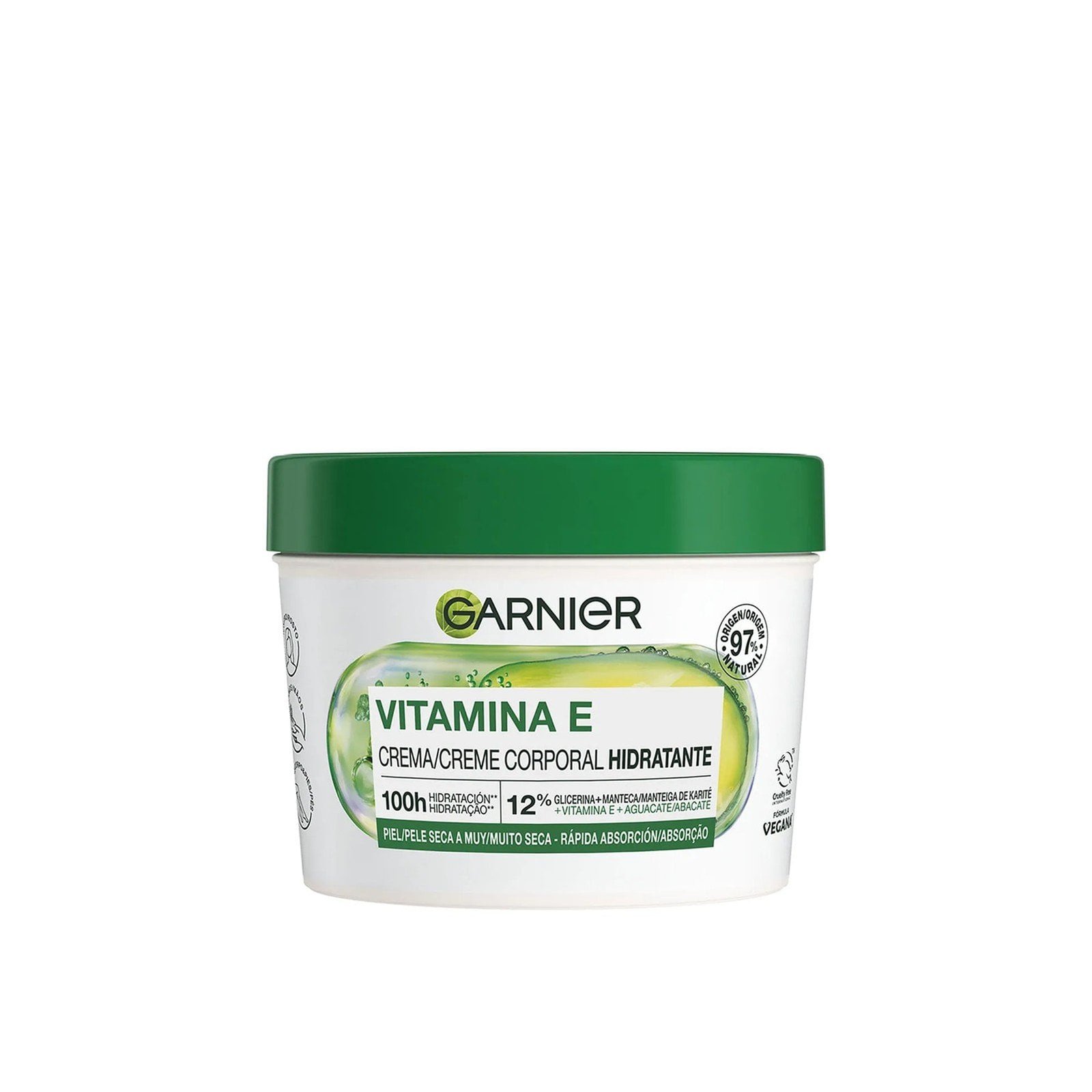Garnier Vitamin E Avocado Moisturizing Body Cream 380ml