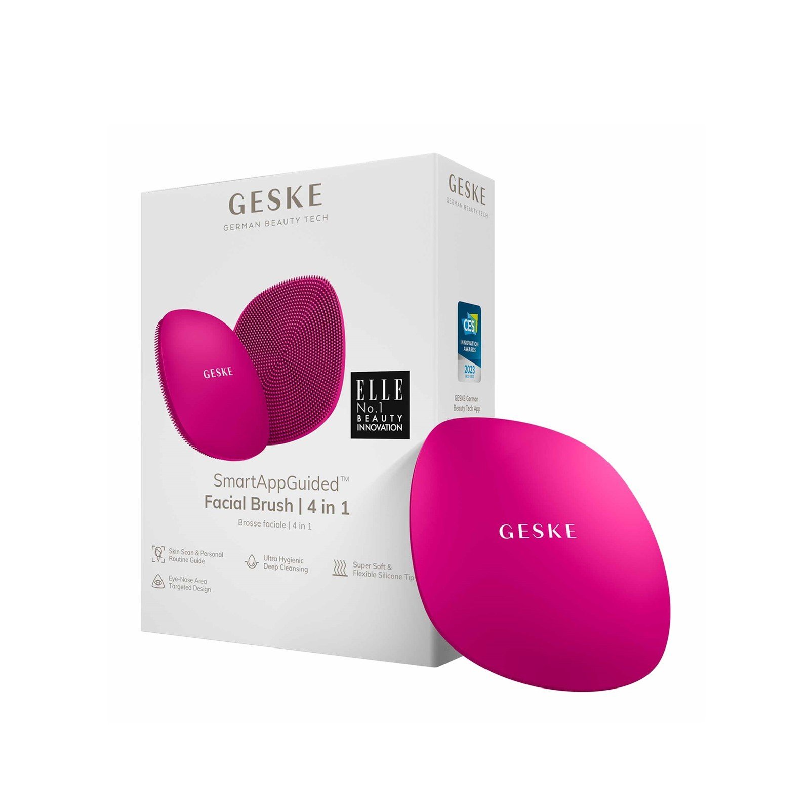 GESKE Facial Brush 4-In-1 Magenta