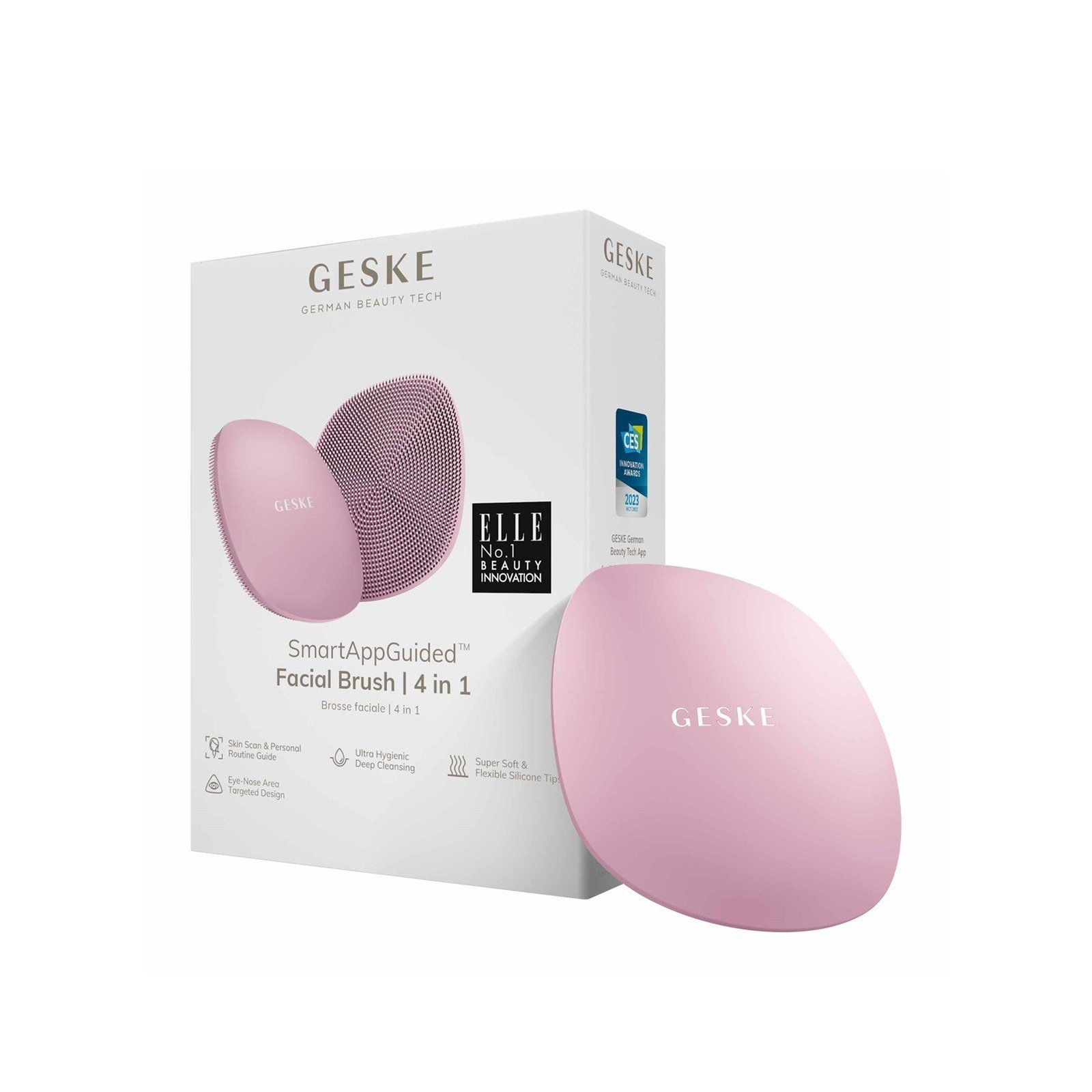 GESKE Facial Brush 4-In-1 Pink