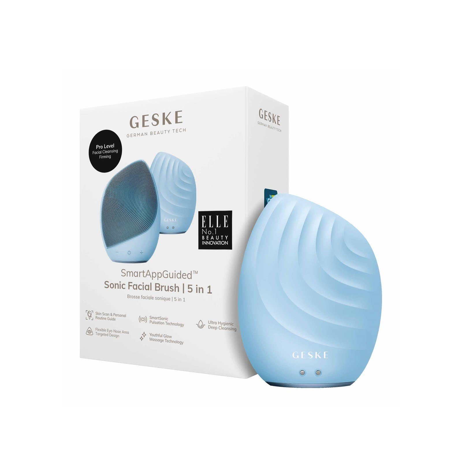 GESKE Sonic Facial Brush 5-In-1 Aquamarine