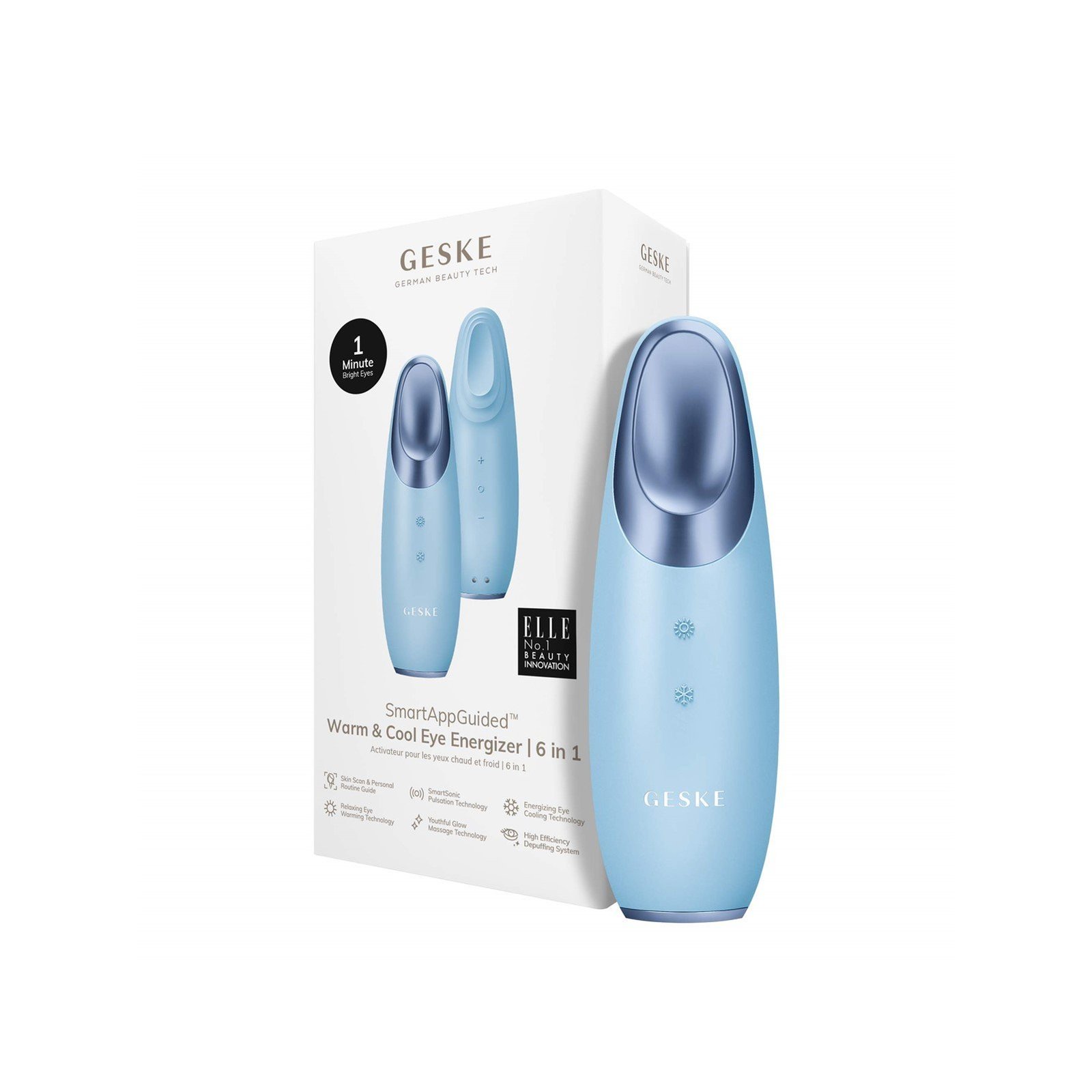 GESKE Warm & Cool Eye Energizer 6-In-1 Aquamarine