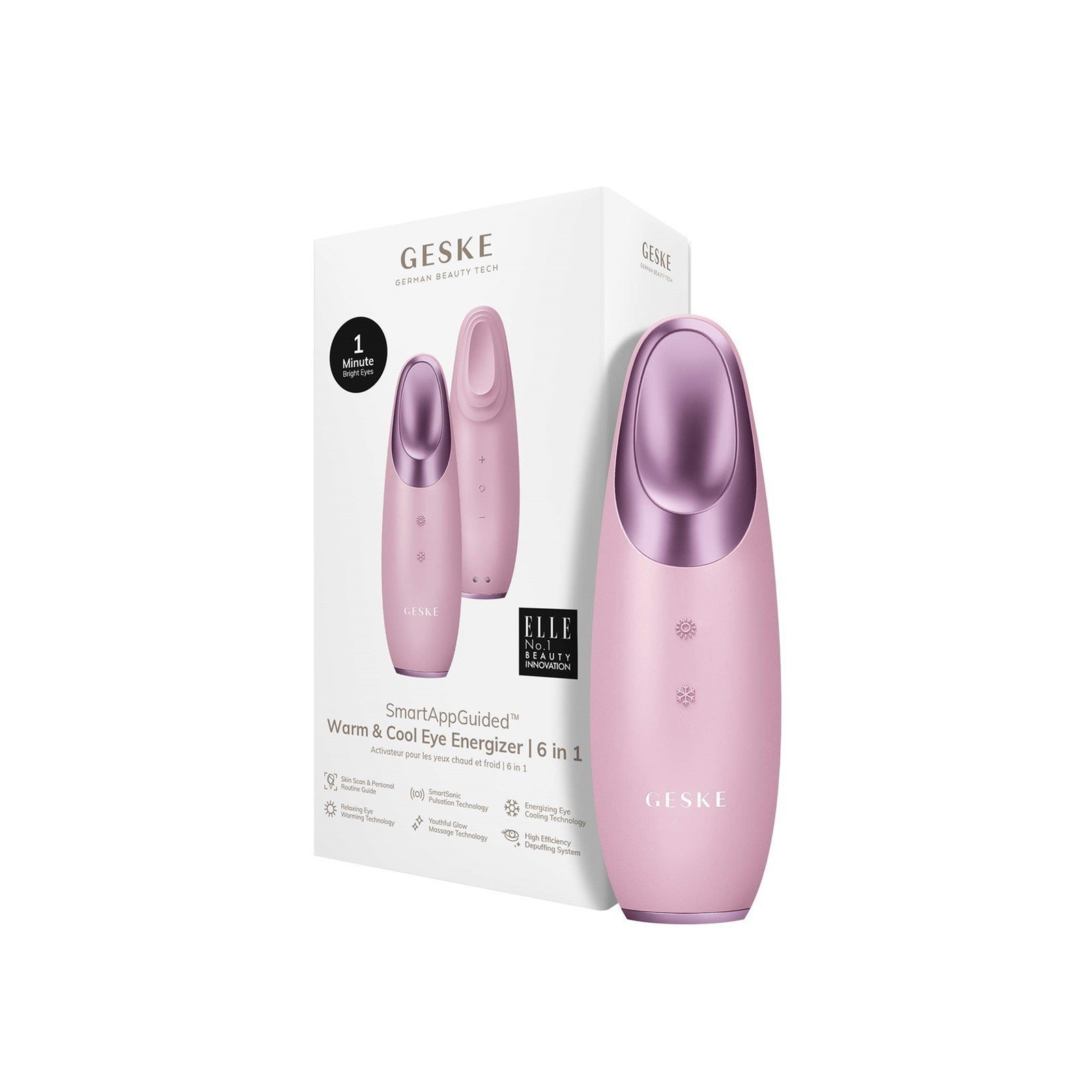 GESKE Warm & Cool Eye Energizer 6-In-1 Pink