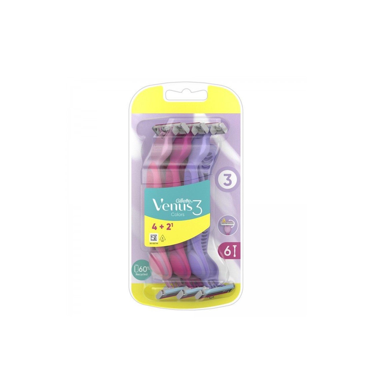 Gillette Simply Venus 3 Disposable Razors x6