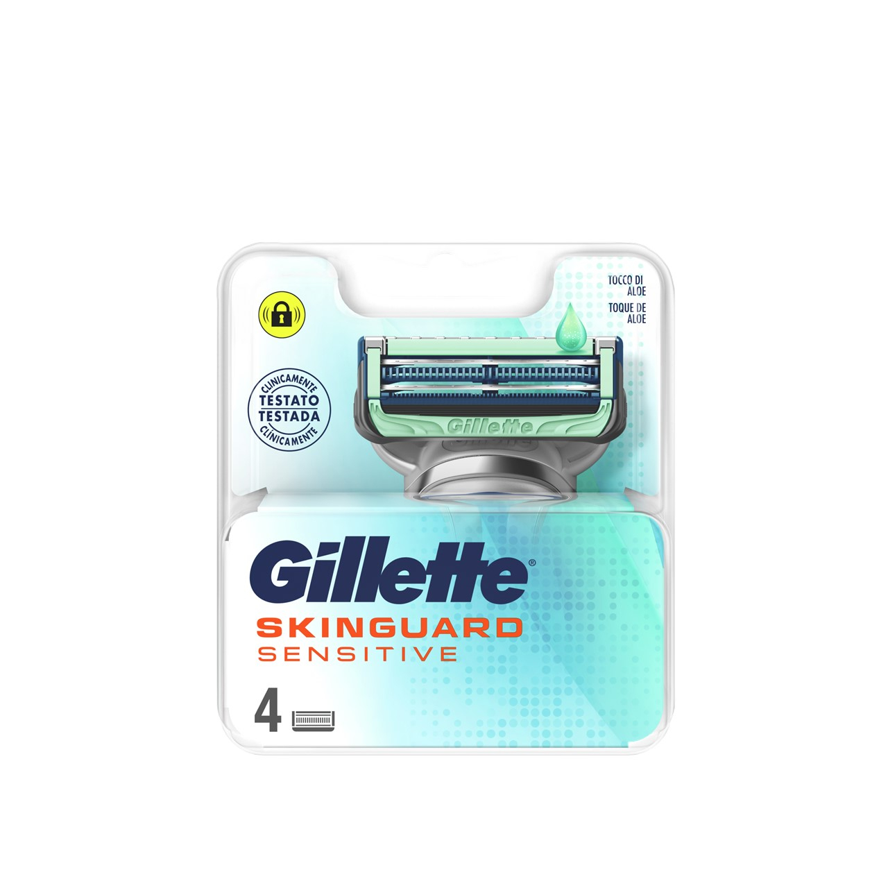 Gillette SkinGuard Sensitive Replacement Razor Blades x4