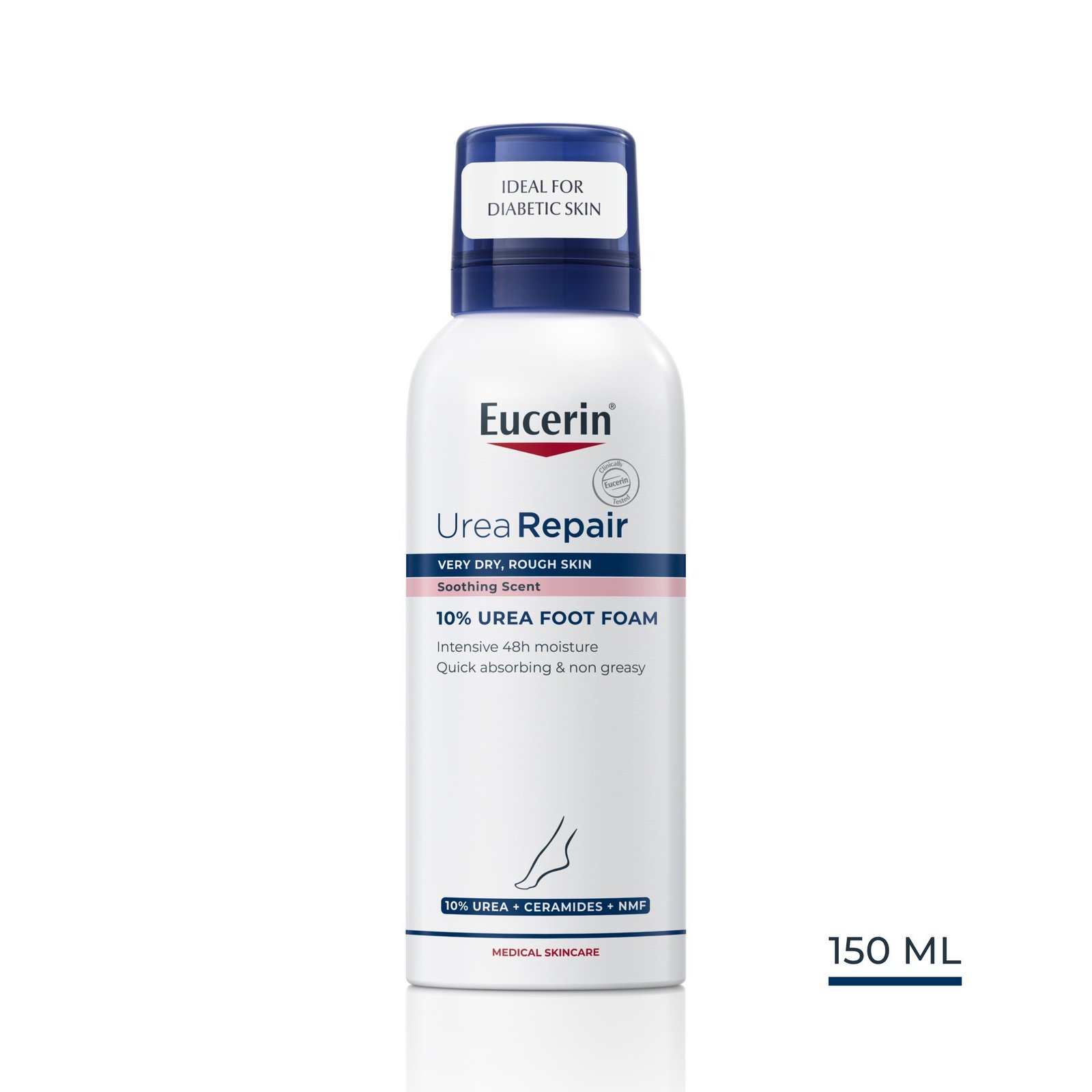 Eucerin UreaRepair Plus 10% Urea Foot Foam 150ml