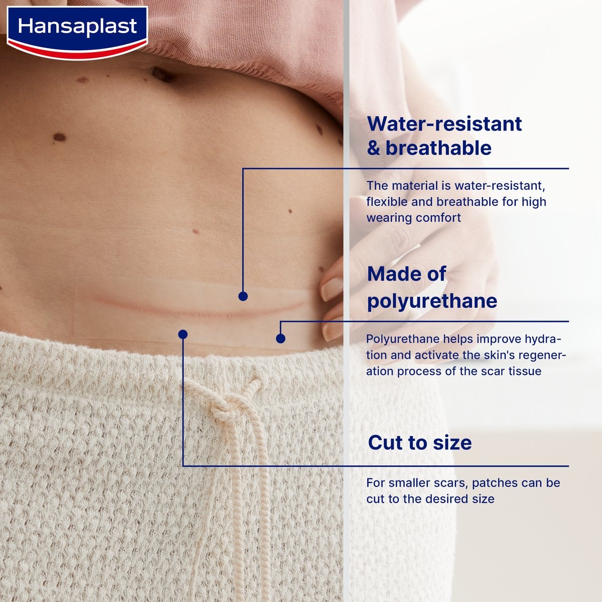 Hansaplast Scar Reducer Self-Adhesive Patches