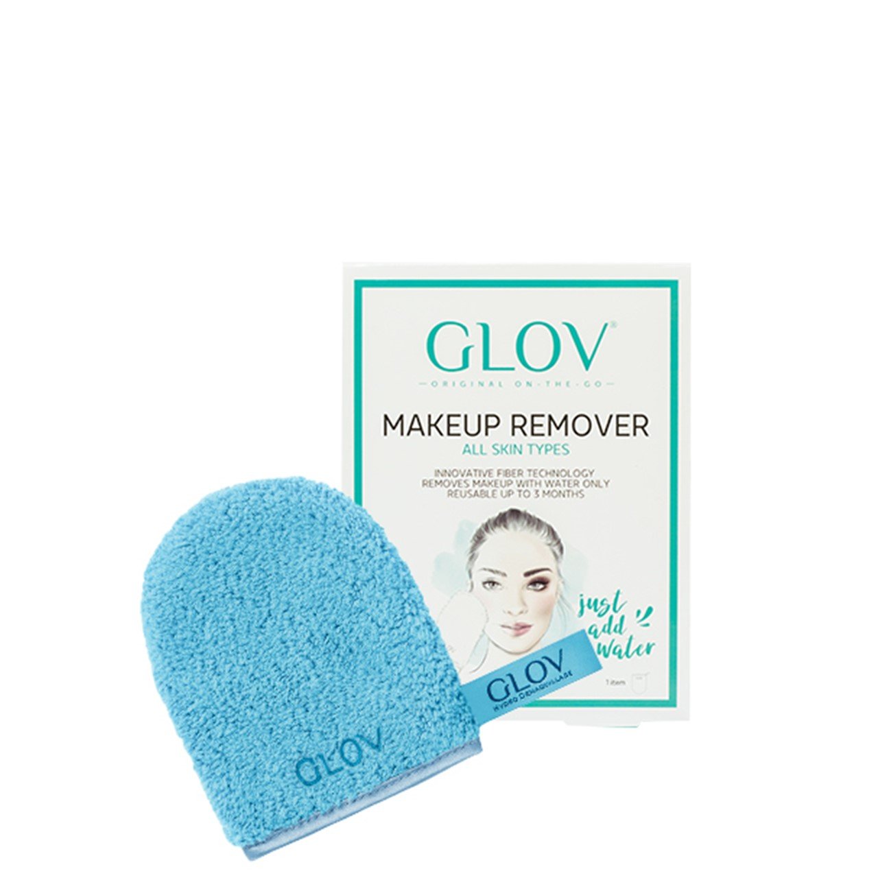 GLOV On-The-Go Makeup Remover Glove Bouncy Blue