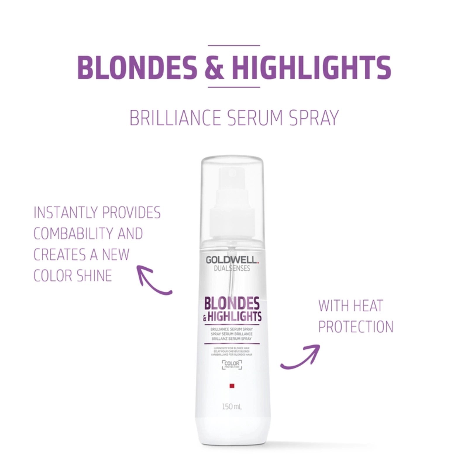 Goldwell Dualsenses Blondes & Highlights Brilliance Serum Spray 150ml (5.07floz)