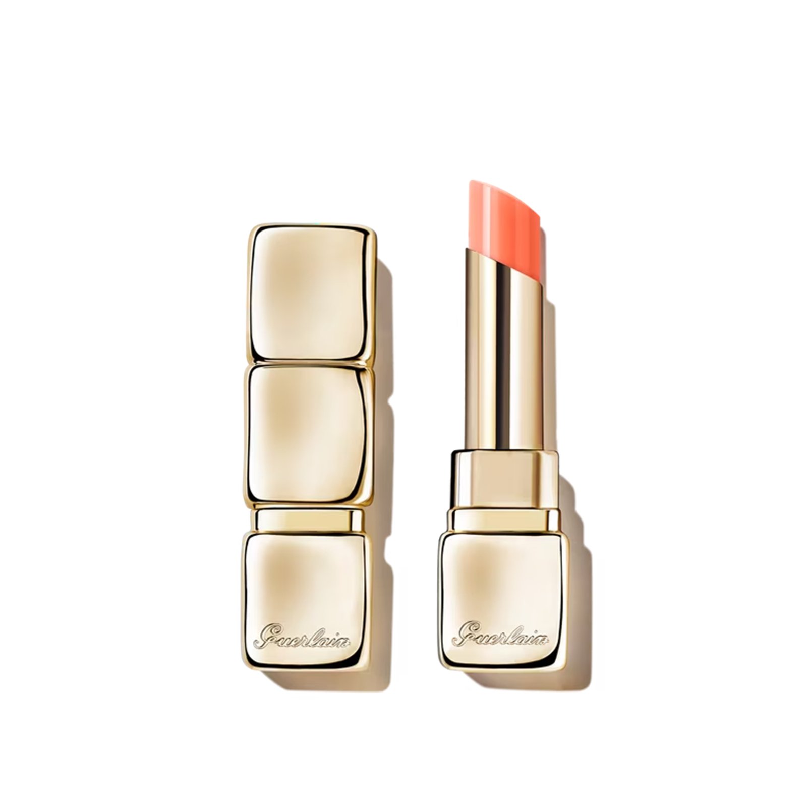 Guerlain KissKiss Bee Glow Color Reviving Lip Balm 319 Peach Glow 3.2g