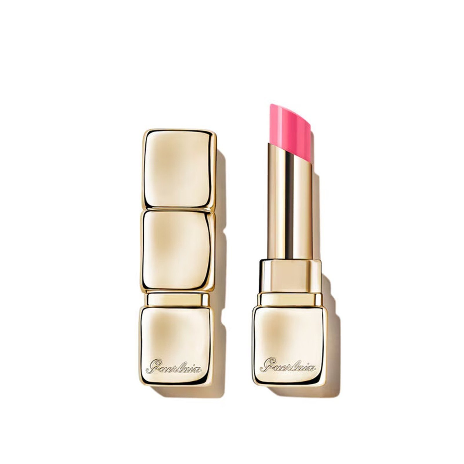 Guerlain KissKiss Bee Glow Color Reviving Lip Balm 458 Pop Rose Glow 3.2g