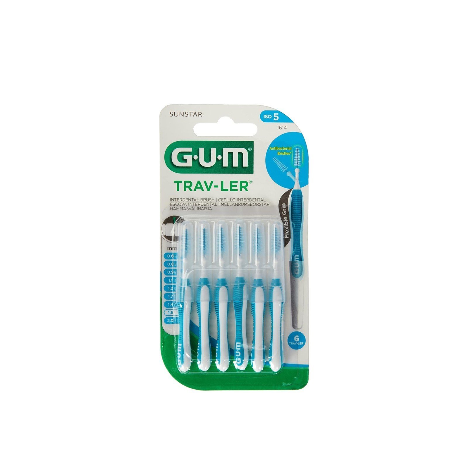 GUM Trav-Ler Interdental Brush ISO 5 x6