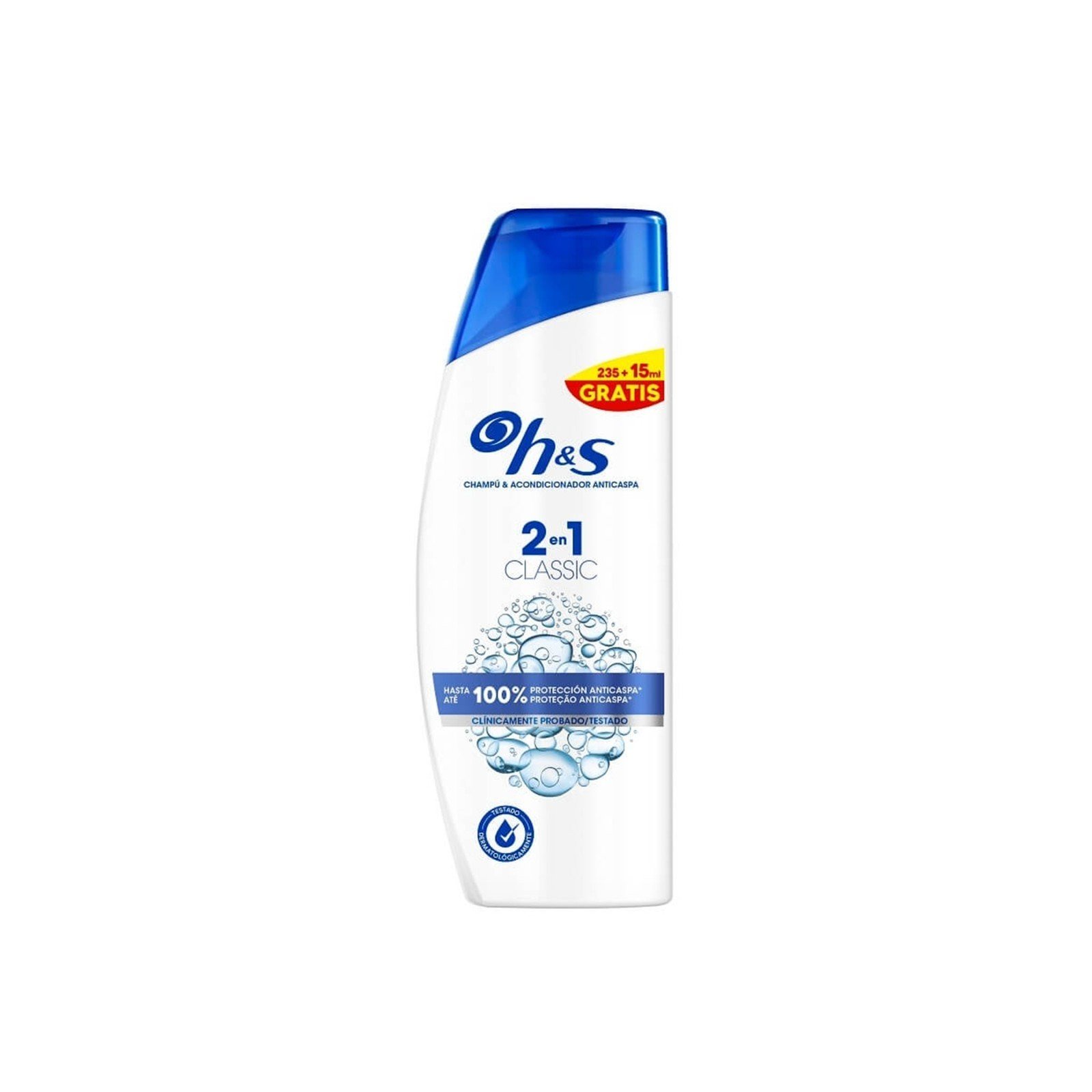 H&S Classic Clean 2-In-1 Shampoo 250ml (8.45floz)