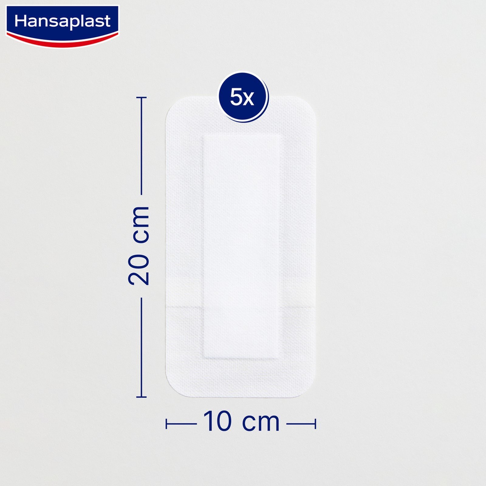 Hansaplast Med+ Sensitive 4XL Sterile Plasters x5