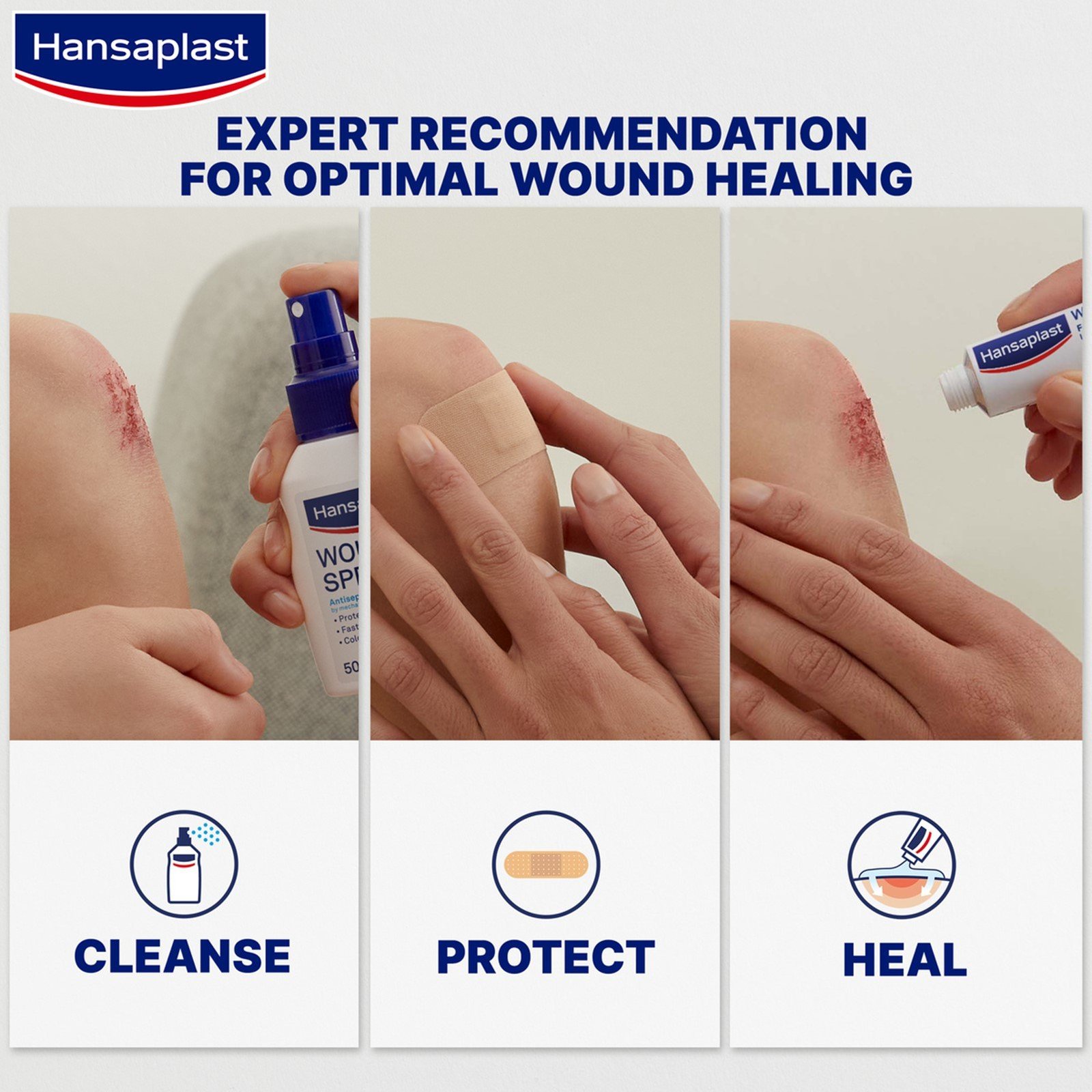Hansaplast Med+ Sensitive XL Sterile Plasters x5