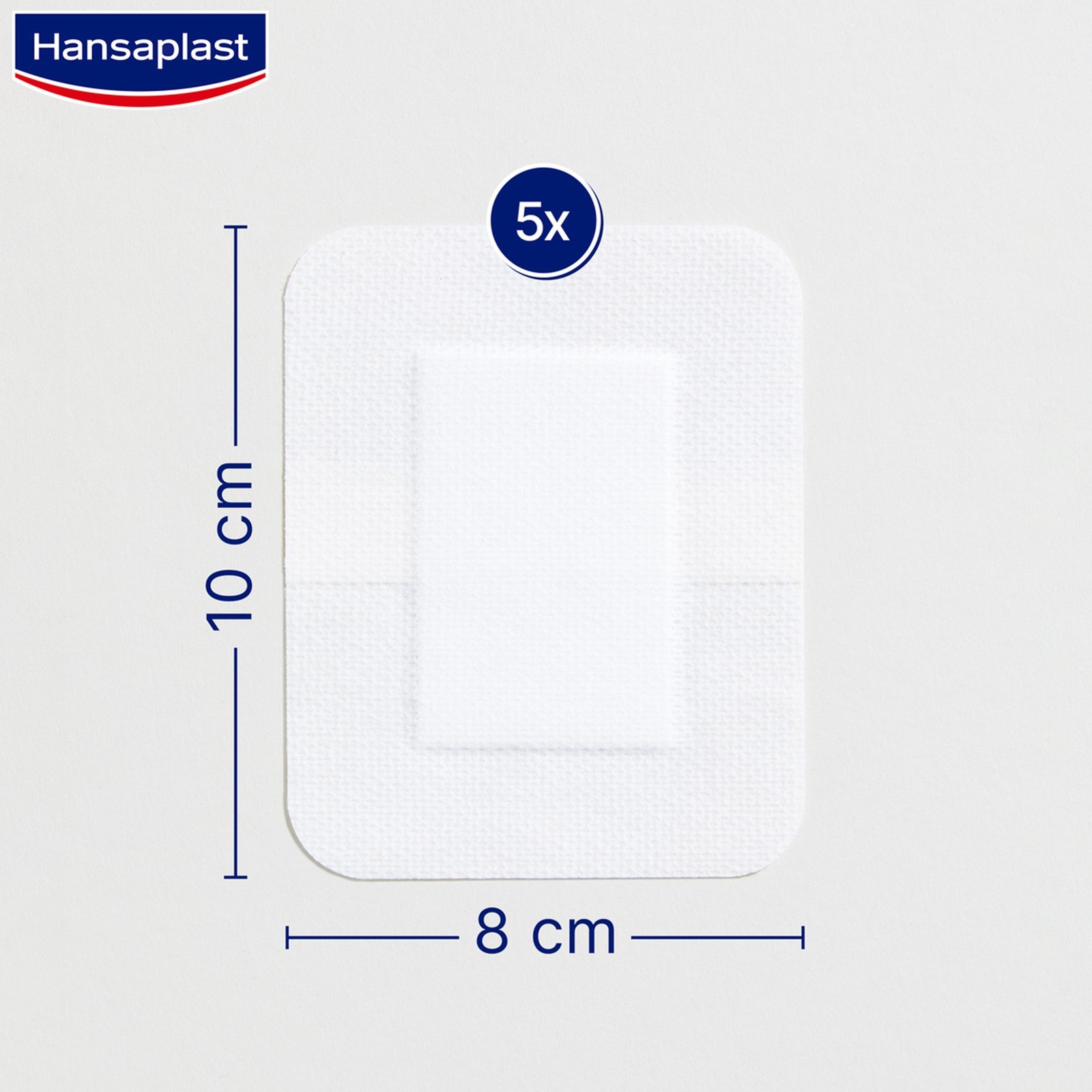 Hansaplast Med+ Sensitive XXL Sterile Plasters x5