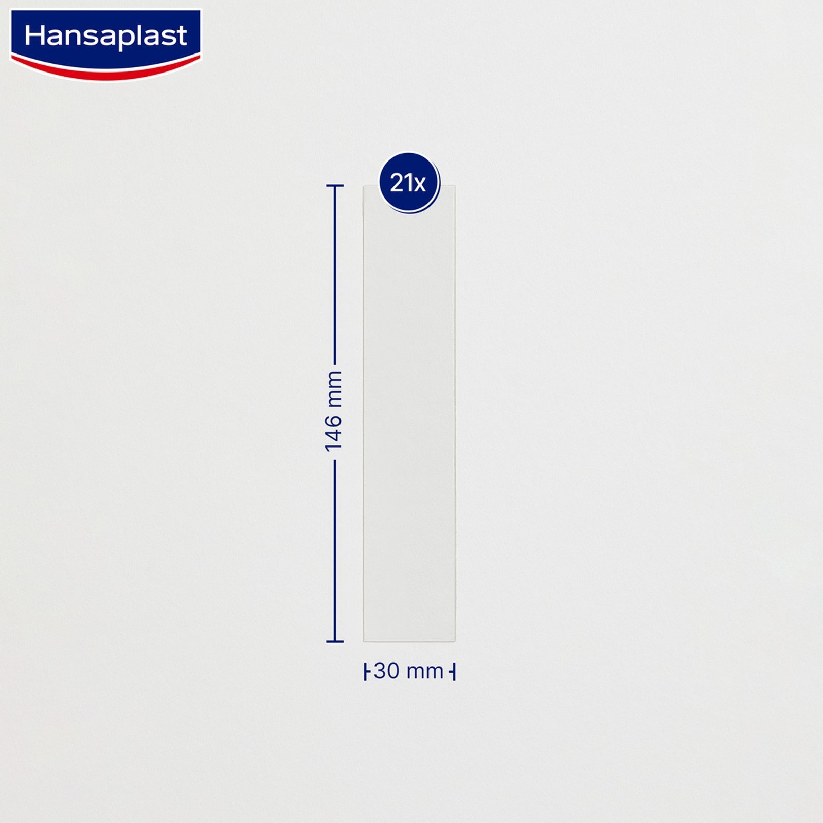 Hansaplast Scar Reducer XL Self-Adhesive Patches x21