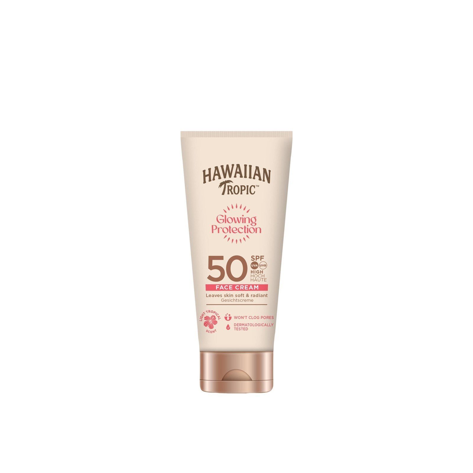 Hawaiian Tropic Glowing Protection Face Cream SPF50 50ml