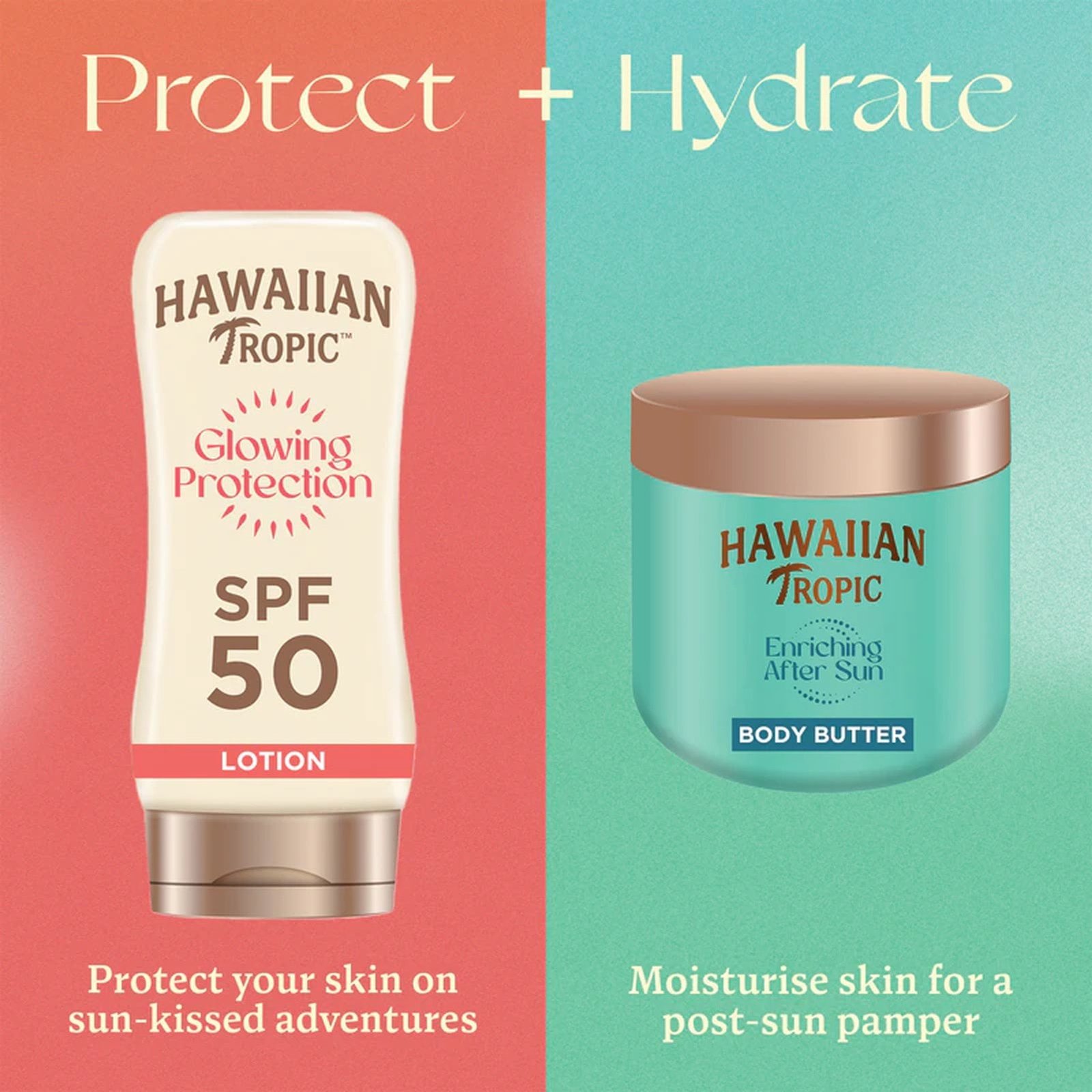 Hawaiian Tropic Glowing Protection Lotion SPF50 170ml