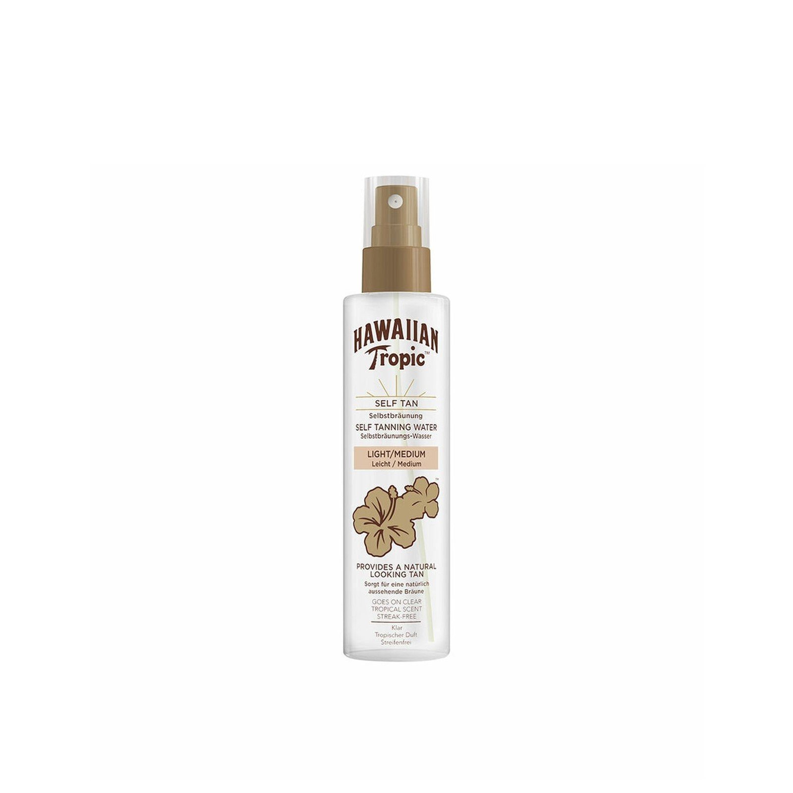 Hawaiian Tropic Self Tanning Water Light/Medium 190ml (6.42fl oz)