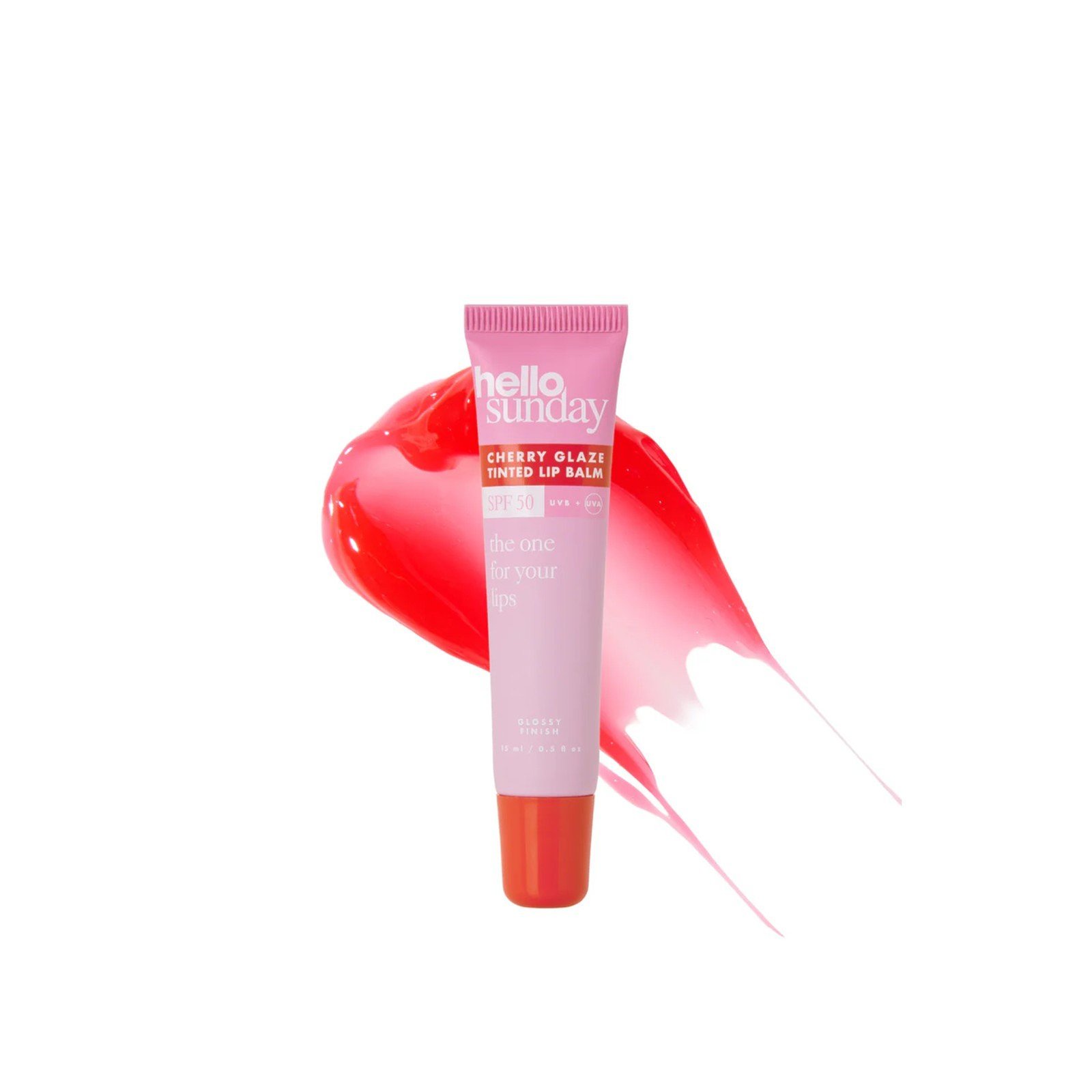 Hello Sunday The One for Your Lips Tinted Lip Balm SPF50 Cherry Glaze 15ml