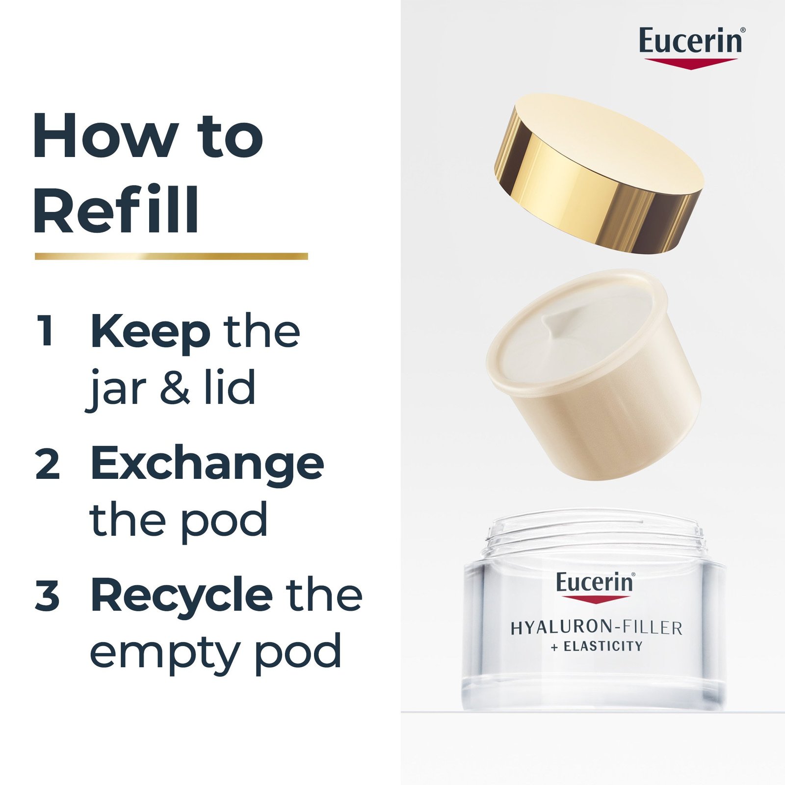 Eucerin Hyaluron-Filler + Elasticity Day Cream SPF30 Refill 50ml
