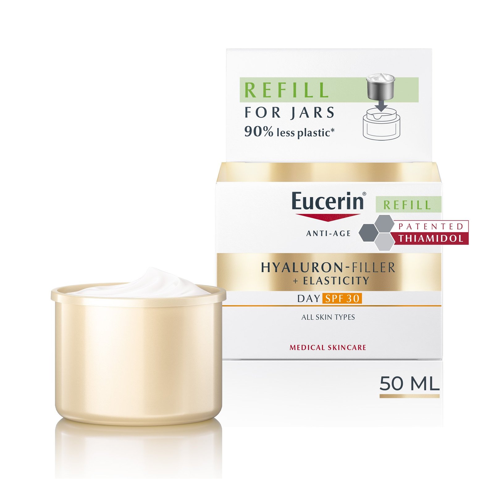 Eucerin Hyaluron-Filler + Elasticity Day Cream SPF30 Refill 50ml