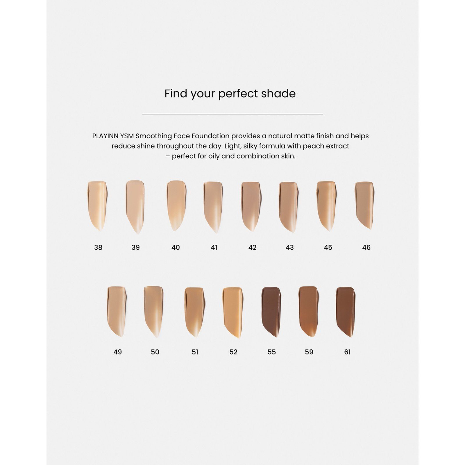 Inglot Playinn Ysm Smoothing Face Foundation 43 30ml (1floz)