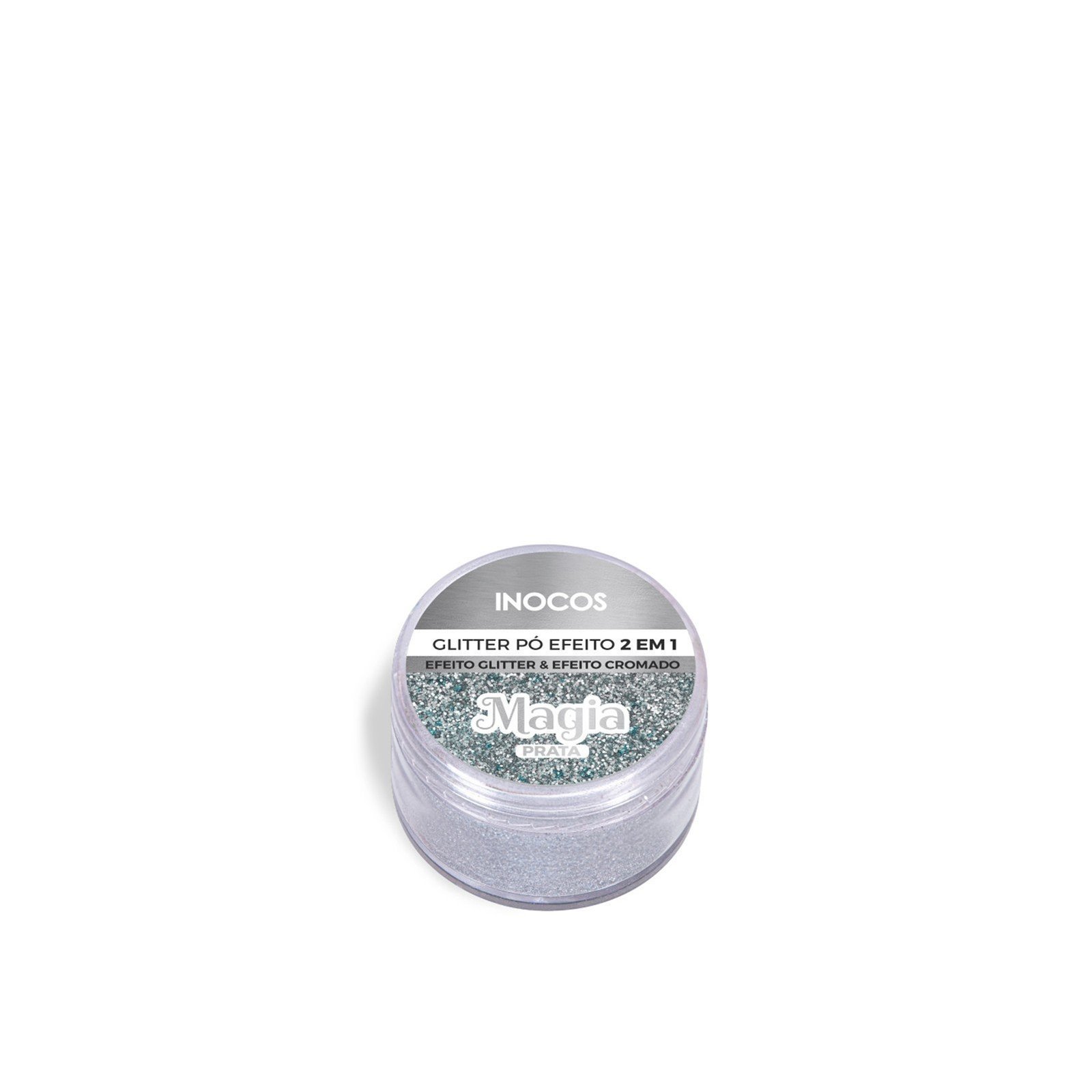 INOCOS 2-In-1 Glitter Powder Effect Magic Silver 3g