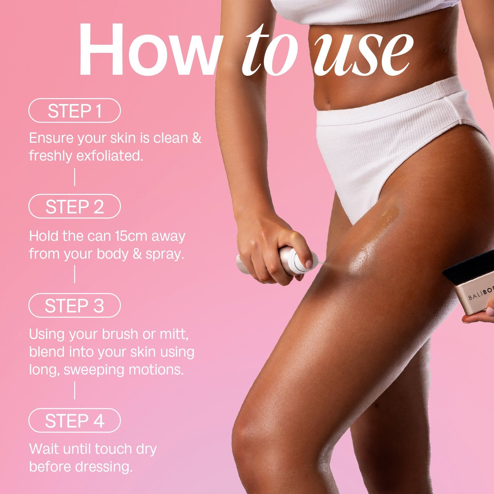 Bali Body Instant Tan Spray Light-Medium 97ml